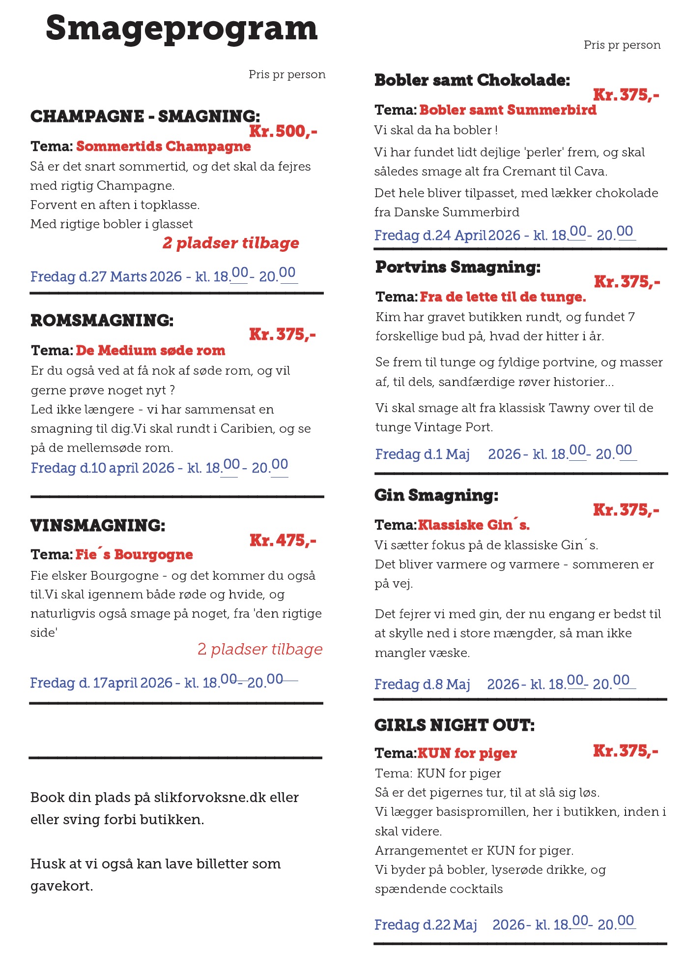 Smageprogram 2026 - slikforvoksne.dk